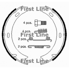 FBS108 FIRST LINE Комплект тормозных колодок, стояночная тормозная с