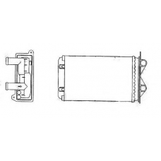 58935 NRF Теплообменник, отопление салона