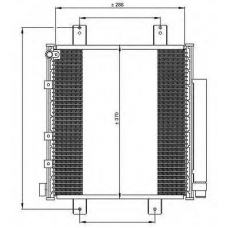 35856 NRF Конденсатор, кондиционер