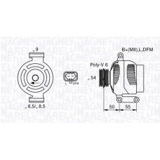 063377424010 MAGNETI MARELLI Генератор