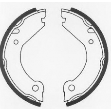 BS671 QUINTON HAZELL Комплект тормозных колодок, стояночная тормозная с