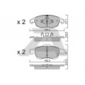 BPCI-1002 AISIN Комплект тормозных колодок, дисковый тормоз