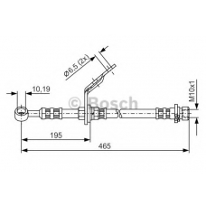 1 987 476 187 BOSCH Тормозной шланг