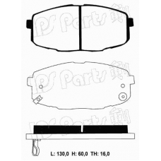 IBD-1K09 IPS Parts Комплект тормозных колодок, дисковый тормоз