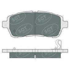 SP 384 PR SCT Комплект тормозных колодок, дисковый тормоз