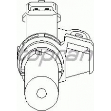 302 644 TOPRAN Датчик частоты вращения, управление двигателем