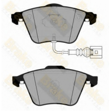 PA1833 BRAKE ENGINEERING Комплект тормозных колодок, дисковый тормоз