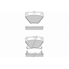 12-1061 E.T.F. Комплект тормозных колодок, дисковый тормоз