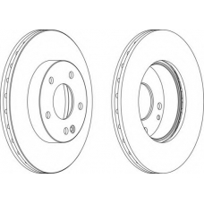 DDF1363-1 FERODO Тормозной диск