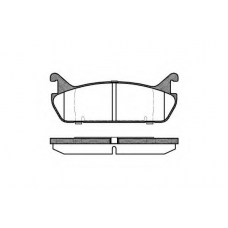 P2293.00 WOKING Комплект тормозных колодок, дисковый тормоз