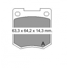830260 Vema Комплект тормозных колодок, дисковый тормоз