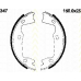8100 24347 TRISCAN Комплект тормозных колодок; Комплект тормозных кол
