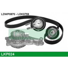LKP024 TRW Водяной насос + комплект зубчатого ремня