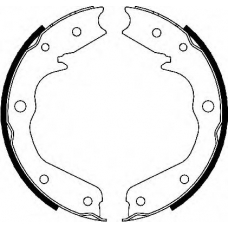 BS1159 QUINTON HAZELL Комплект тормозных колодок, стояночная тормозная с