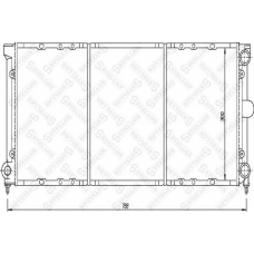 10-25052-SX STELLOX Радиатор, охлаждение двигателя