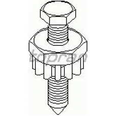 100 663 TOPRAN Затяжной болт, крепление генератора