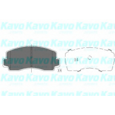 KBP-5528 KAVO PARTS Комплект тормозных колодок, дисковый тормоз