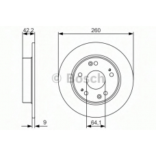 0 986 479 990 BOSCH Тормозной диск