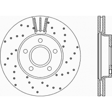 BDRS2152.25 OPEN PARTS Тормозной диск