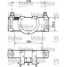 816593 VALEO Масляный радиатор, двигательное масло