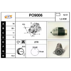 PO9006 SNRA Стартер