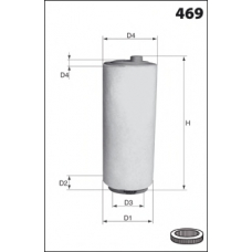 EL3954 MECAFILTER Воздушный фильтр