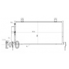 033-016-0001 LORO Конденсатор, кондиционер
