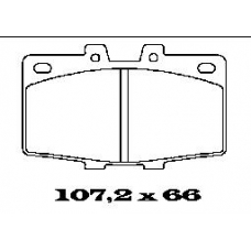 BL1154A1 FTE Комплект тормозных колодок, дисковый тормоз
