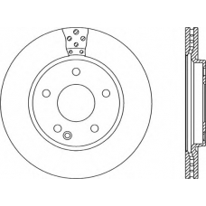 BDR1951.20 OPEN PARTS Тормозной диск