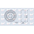 14-1024 IPD Натяжной ролик, поликлиновой  ремень