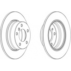 DDF1303 FERODO Тормозной диск