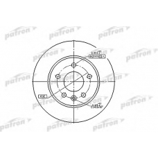 PBD2797 PATRON Тормозной диск