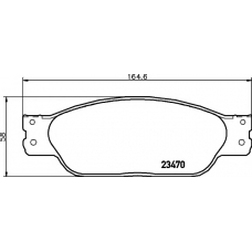 8DB 355 006-811 HELLA PAGID Комплект тормозных колодок, дисковый тормоз