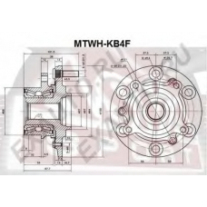 MTWH-KB4F ASVA Ступица колеса