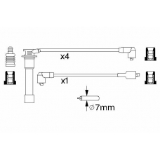 0 986 356 871 BOSCH Комплект проводов зажигания