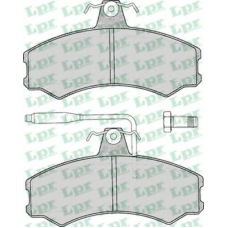 05P012 LPR Комплект тормозных колодок, дисковый тормоз