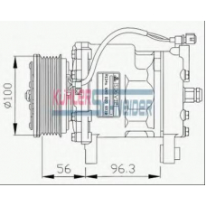 8402401 KUHLER SCHNEIDER Компрессор, кондиционер