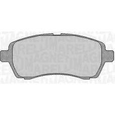 363916060254 MAGNETI MARELLI Комплект тормозных колодок, дисковый тормоз