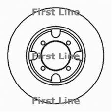 FBD193 FIRST LINE Тормозной диск
