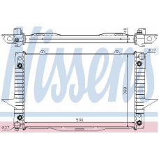 65539A NISSENS Радиатор, охлаждение двигателя
