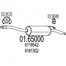 01.65000 MTS Глушитель выхлопных газов конечный