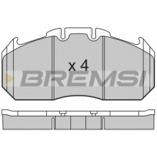 BP7310 BREMSI Комплект тормозных колодок, дисковый тормоз