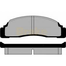 PA264 BRAKE ENGINEERING Комплект тормозных колодок, дисковый тормоз