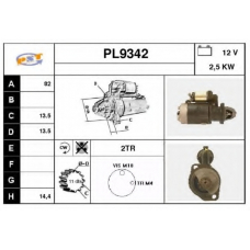 PL9342 SNRA Стартер