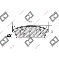 BP1484 DJ PARTS Комплект тормозных колодок, дисковый тормоз