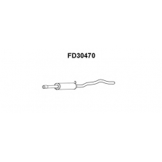 FD30470 VENEPORTE Предглушитель выхлопных газов