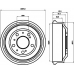 MBD037 MINTEX Тормозной барабан