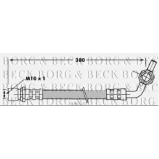 BBH7233 BORG & BECK Тормозной шланг