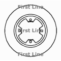 FBD524 FIRST LINE Тормозной диск