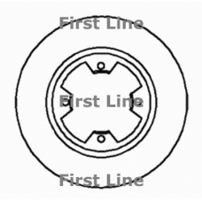 FBD524 FIRST LINE Тормозной диск